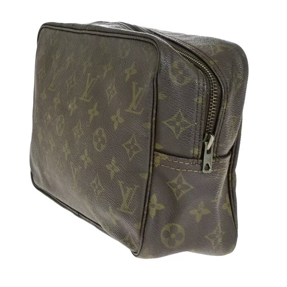 LOUIS VUITTON Trousse Toilette 28 Clutch Hand Bag Monogram Brown M47522 01YF203 - Picture 2 of 11